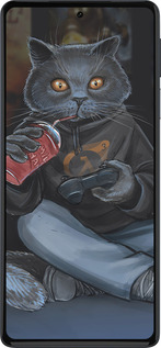 Силіконовий чехол gamer cat для Motorola Edge 30 Pro - 4140u-2826 изображение 