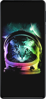 Силіконовий чехол Кіт-астронавт для Motorola Edge 30 Pro - 4154u-2826 изображение 