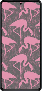 Силиконовый чехол Vintage-Flamingos для Motorola Edge 30 Pro - 4171u-2826 изображение 