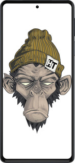 Силиконовый чехол Обезьяна в шапке для Motorola Edge 30 Pro - 4183u-2826 изображение 