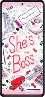 Силиконовый чехол she's the  boss для Motorola Edge 30 Pro - 4254u-2826 изображение 