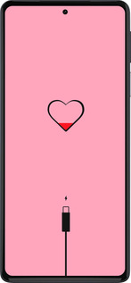Силиконовый чехол Подзарядка сердца1 для Motorola Edge 30 Pro - 4275u-2826 изображение 