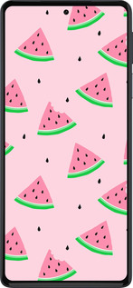 Силиконовый чехол Розовый арбуз для Motorola Edge 30 Pro - 4314u-2826 изображение 