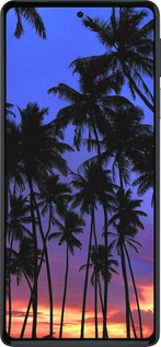 Силиконовый чехол Пальмы для Motorola Edge 30 Pro - 4324u-2826 изображение 