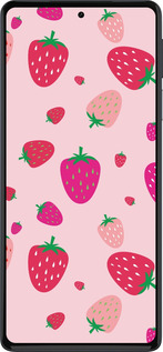 Силиконовый чехол Клубнички для Motorola Edge 30 Pro - 4332u-2826 изображение 