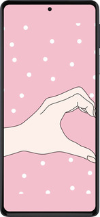 Силиконовый чехол Половинка сердца для Motorola Edge 30 Pro - 4340u-2826 изображение 