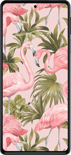 Силиконовый чехол фламинго 2 для Motorola Edge 30 Pro - 4360u-2826 изображение 