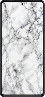 Силиконовый чехол Мрамор белый для Motorola Edge 30 Pro - 4480u-2826 изображение 