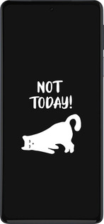 Силиконовый чехол Уставший кот для Motorola Edge 30 Pro - 4535u-2826 изображение 