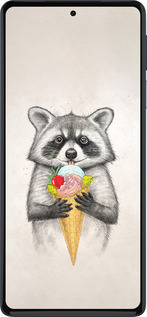 Силиконовый чехол Енотик с мороженым для Motorola Edge 30 Pro - 4602u-2826 изображение 