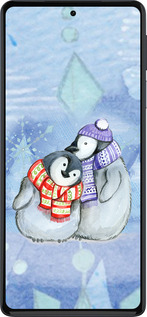 Силиконовый чехол Новогодний 5 для Motorola Edge 30 Pro - 4618u-2826 изображение 