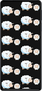 Силиконовый чехол Овечки1 для Motorola Edge 30 Pro - 4637u-2826 изображение 