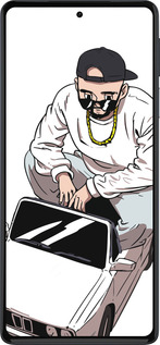 Силиконовый чехол Тачка для Motorola Edge 30 Pro - 4663u-2826 изображение 