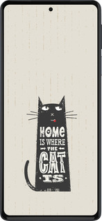 Силиконовый чехол Кот для Motorola Edge 30 Pro - 4671u-2826 изображение 