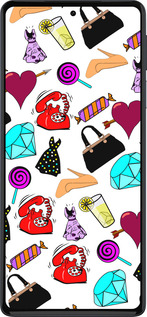 Силиконовый чехол stickers для Motorola Edge 30 Pro - 4757u-2826 изображение 