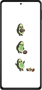 Силиконовый чехол Авокадо 1 для Motorola Edge 30 Pro - 4857u-2826 изображение 