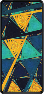 Силиконовый чехол Арт, абстракция, желтый, синий для Motorola Edge 30 Pro - 5382u-2826 изображение 