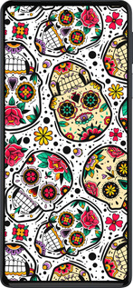 Силіконовий чехол Черепи для Motorola Edge 30 Pro - 5471u-2826 изображение 