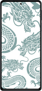 Силіконовий чехол Дракон для Motorola Edge 30 Pro - 5476u-2826 изображение 