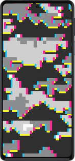 Силиконовый чехол Пиксельный камуфляж для Motorola Edge 30 Pro - 5481u-2826 изображение 