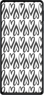 Силіконовий чехол Серця v2 для Motorola Edge 30 Pro - 5497u-2826 изображение 