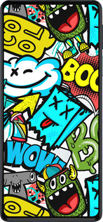 Силиконовый чехол Стикеры v4 для Motorola Edge 30 Pro - 5508u-2826 изображение 