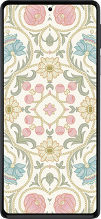 Силиконовый чехол Цветочный орнамент v2 для Motorola Edge 30 Pro - 5513u-2826 изображение 