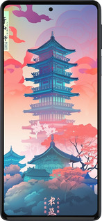 Силиконовый чехол Япония монастырь для Motorola Edge 30 Pro - 5590u-2826 изображение 