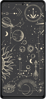 Силиконовый чехол Фаза луны для Motorola Edge 30 Pro - 5605u-2826 изображение 