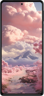 Силиконовый чехол Розовые облака для Motorola Edge 30 Pro - 5660u-2826 изображение 