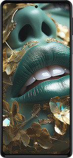 Силиконовый чехол Губы 2 для Motorola Edge 30 Pro - 5667u-2826 изображение 