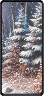 Силиконовый чехол Зимний пейзаж для Motorola Edge 30 Pro - 5814u-2826 изображение 