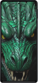 Силиконовый чехол Зелёный дракон v2 для Motorola Edge 30 Pro - 5817u-2826 изображение 