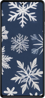 Силиконовый чехол Снежинки для Motorola Edge 30 Pro - 5821u-2826 изображение 