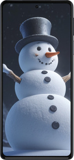 Силиконовый чехол Снеговик для Motorola Edge 30 Pro - 5826u-2826 изображение 