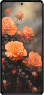 Силиконовый чехол Оранжевые розы для Motorola Edge 30 Pro - 5944u-2826 изображение 