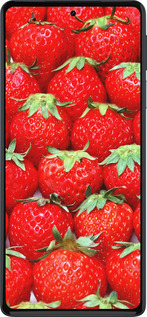 Силиконовый чехол Клубника для Motorola Edge 30 Pro - 6020u-2826 изображение 