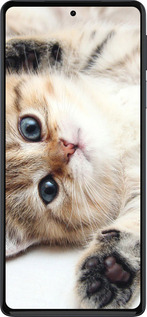 Силіконовий чехол Котик для Motorola Edge 30 Pro - 6024u-2826 изображение 