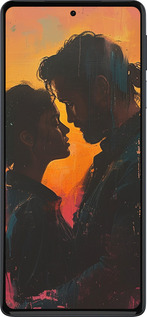 Силиконовый чехол Любовь на полотне для Motorola Edge 30 Pro - 6067u-2826 изображение 