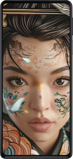 Силиконовый чехол Взгляд души самурая для Motorola Edge 30 Pro - 6076u-2826 изображение 