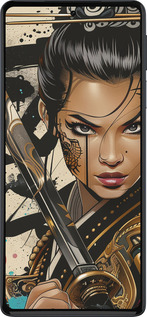 Силиконовый чехол Воительница ветров для Motorola Edge 30 Pro - 6077u-2826 изображение 