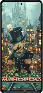 Силиконовый чехол Сказочный Monopoly для Motorola Edge 30 Pro - 6086u-2826 изображение 