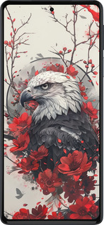 Силиконовый чехол Рубиновый орел для Motorola Edge 30 Pro - 6103u-2826 изображение 