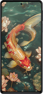 Силиконовый чехол Мелодия Лотоса для Motorola Edge 30 Pro - 6106u-2826 изображение 