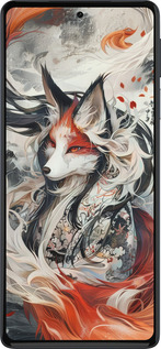 Силиконовый чехол Дух кицунэ' для Motorola Edge 30 Pro - 6107u-2826 изображение 