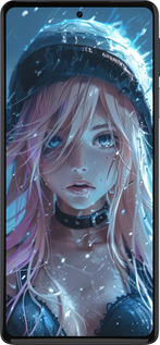 Силиконовый чехол Аниме-дива под дождем для Motorola Edge 30 Pro - 6120u-2826 изображение 