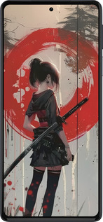 Силиконовый чехол Сумерки воина: Танец с катаной для Motorola Edge 30 Pro - 6123u-2826 изображение 