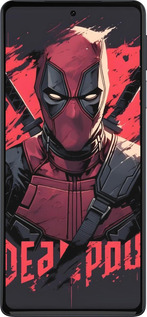 Силиконовый чехол Дедпул для Motorola Edge 30 Pro - 6293u-2826 изображение 