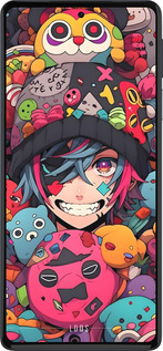 Силиконовый чехол Аниме парень для Motorola Edge 30 Pro - 6317u-2826 изображение 