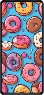 Силиконовый чехол Пончики для Motorola Edge 30 Pro - 6318u-2826 изображение 